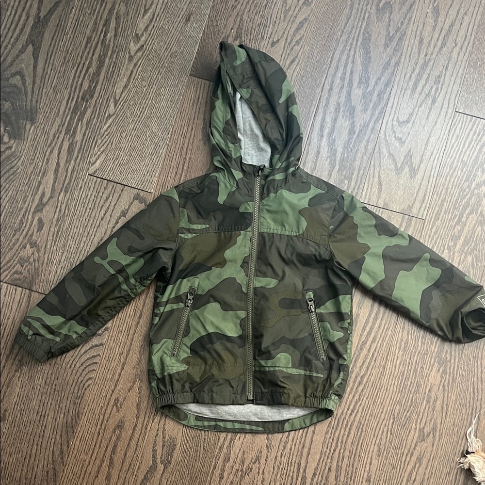 GAP Kids Green Camouflage Jacket